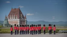 Changement de garde à la Citadelle. Photo © Office du tourisme de Québec